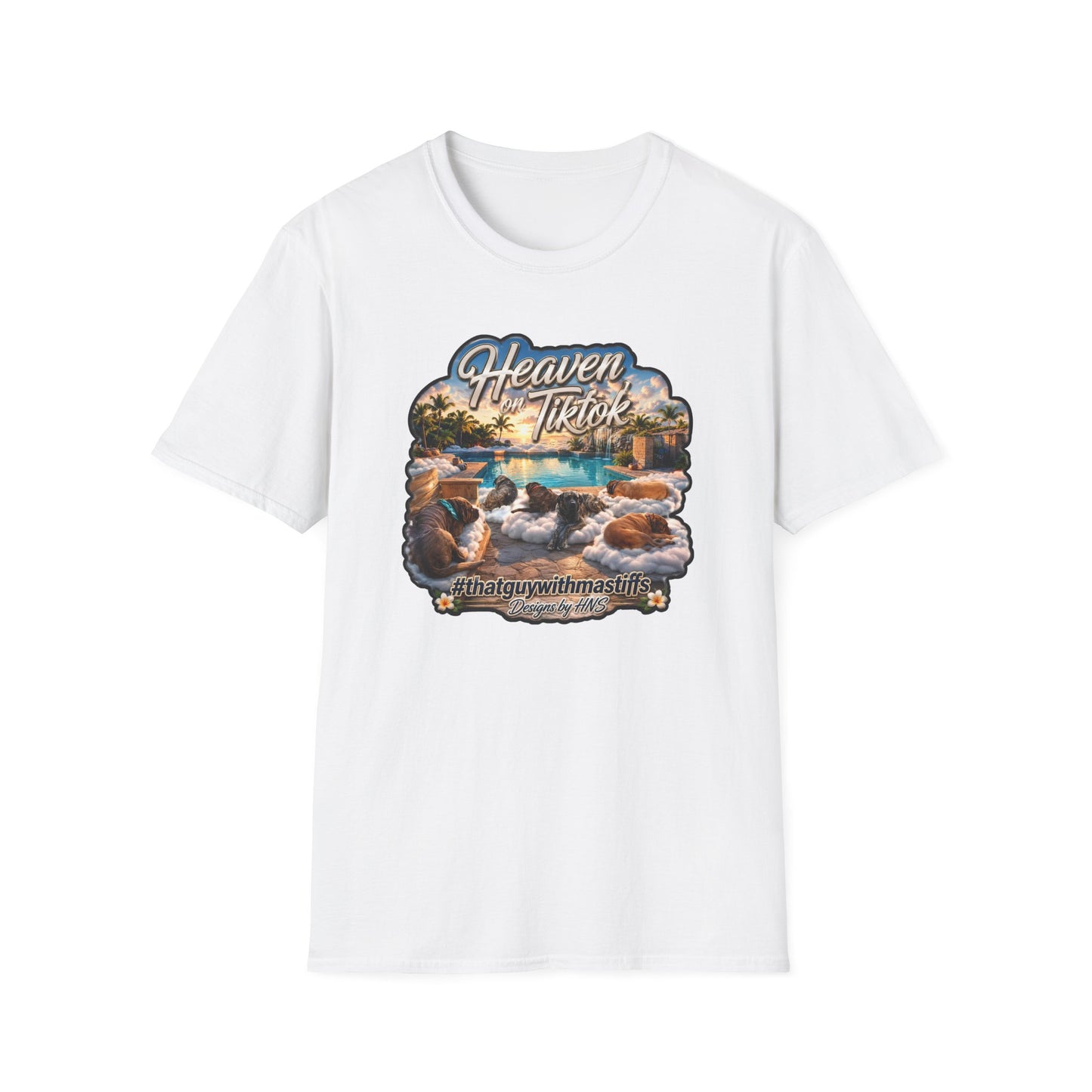 Heaven On TikTok Poolside Crew Unisex Tee – Official That Guy With Mastiffs Merch