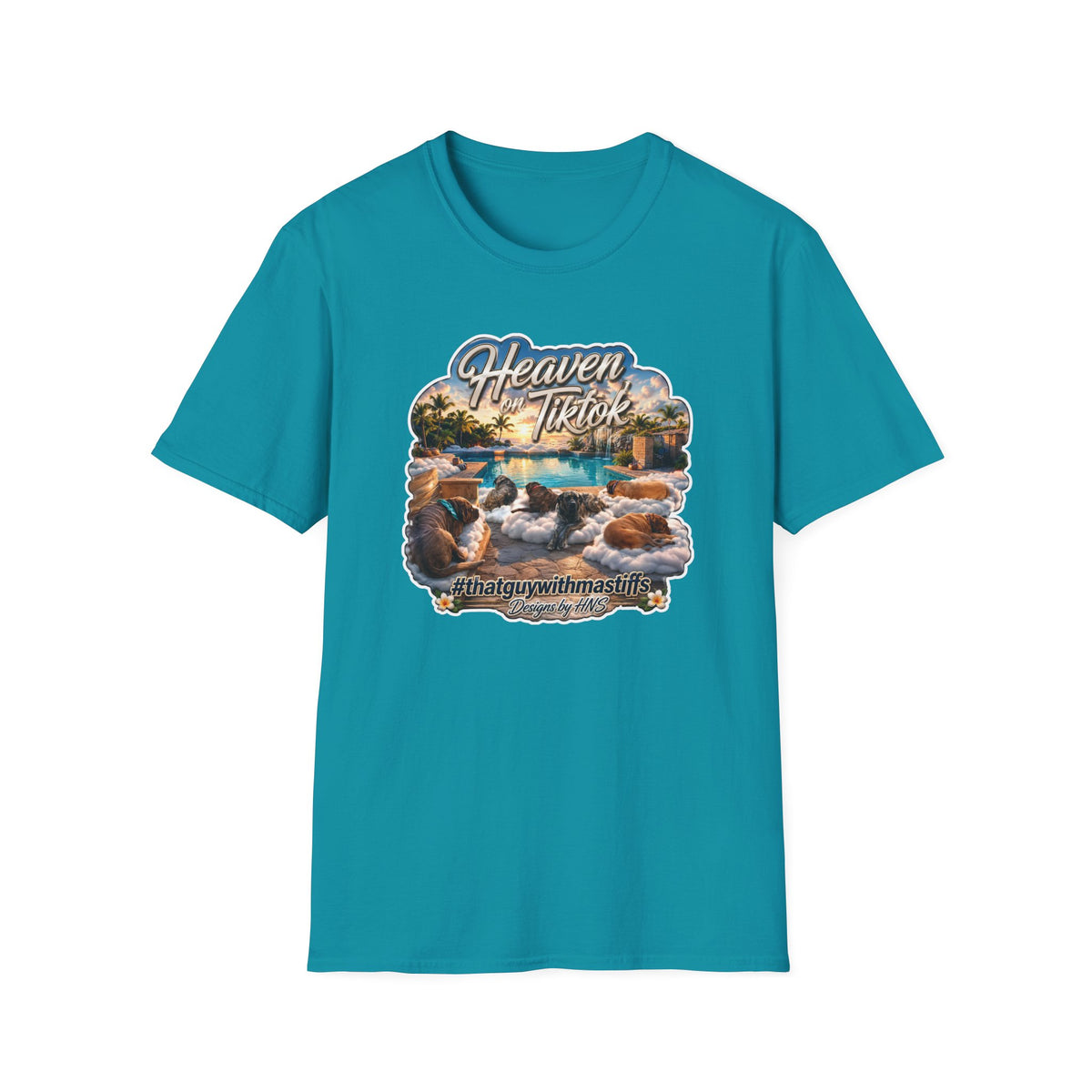 Heaven On TikTok Poolside Crew Unisex Tee – Official That Guy With Mastiffs Merch