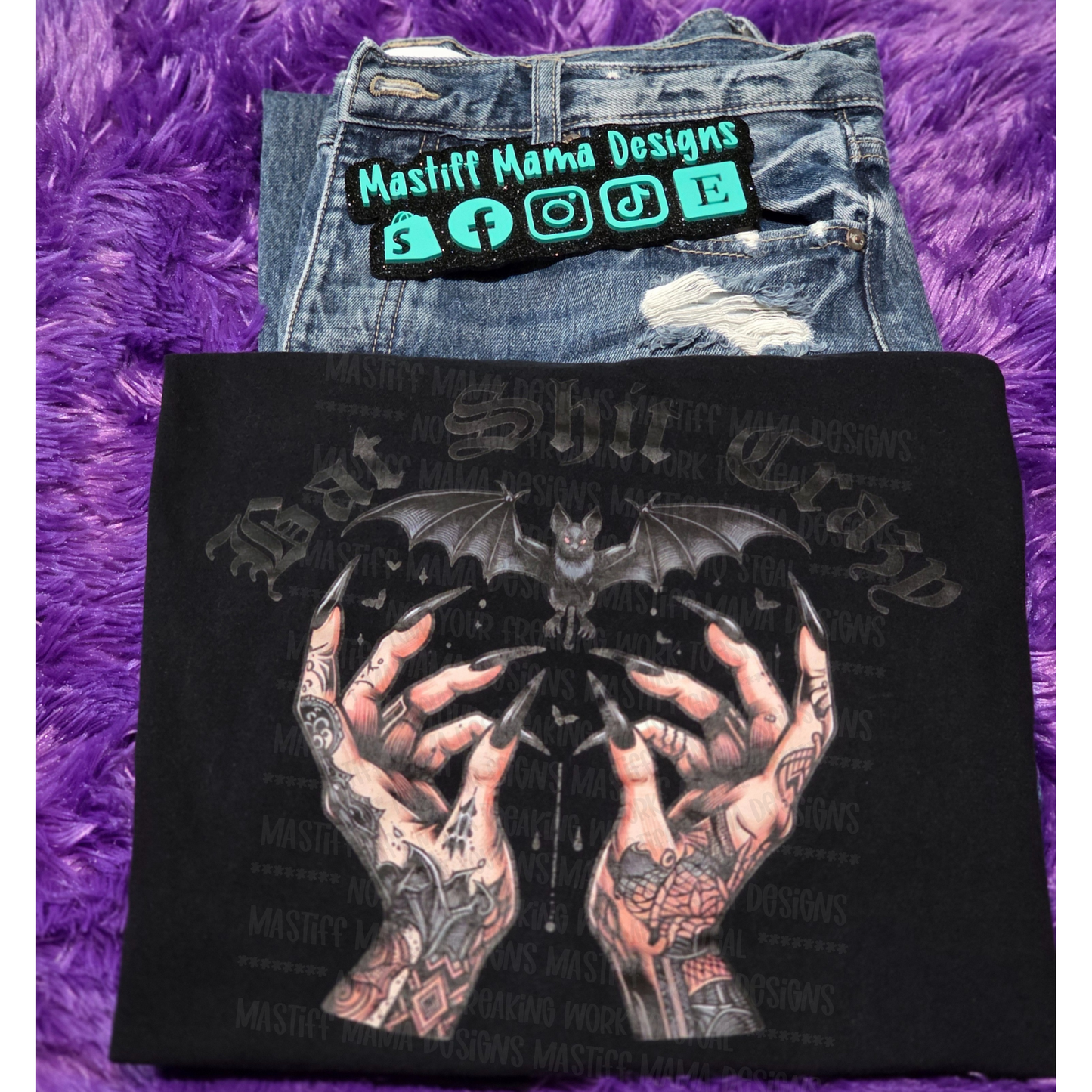 Bat Shit Crazy Unisex Short Sleeve Shirt