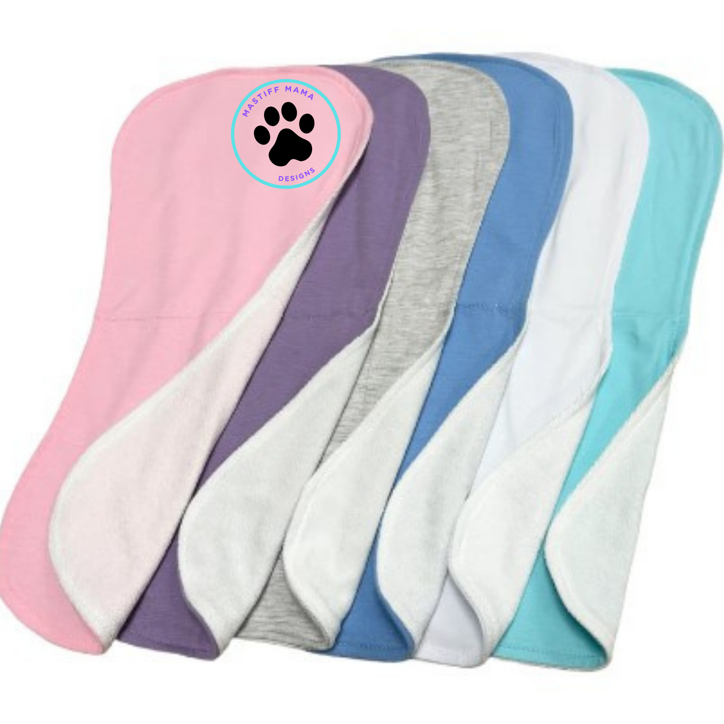 Flat Frankie And His Worldly Adventures Burp Cloth - 6 Color Options
