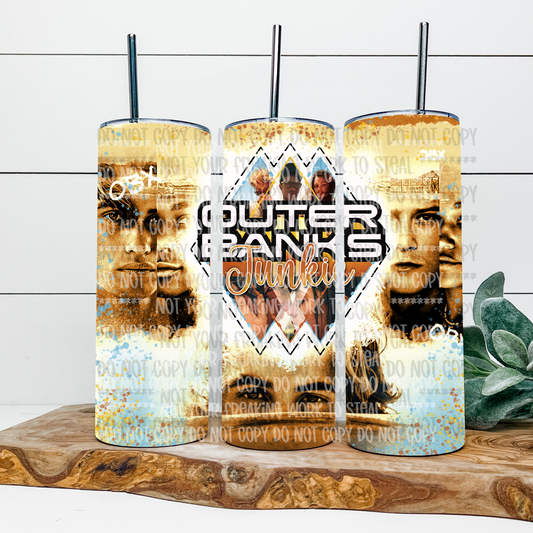 Out er B anks Junkie 20 oz Skinny Tumbler - Limited Availability