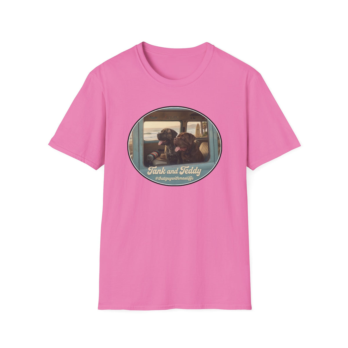 Tank & Teddy Road Trip Era Unisex Tee – Official That Guy With Mastiffs Merch