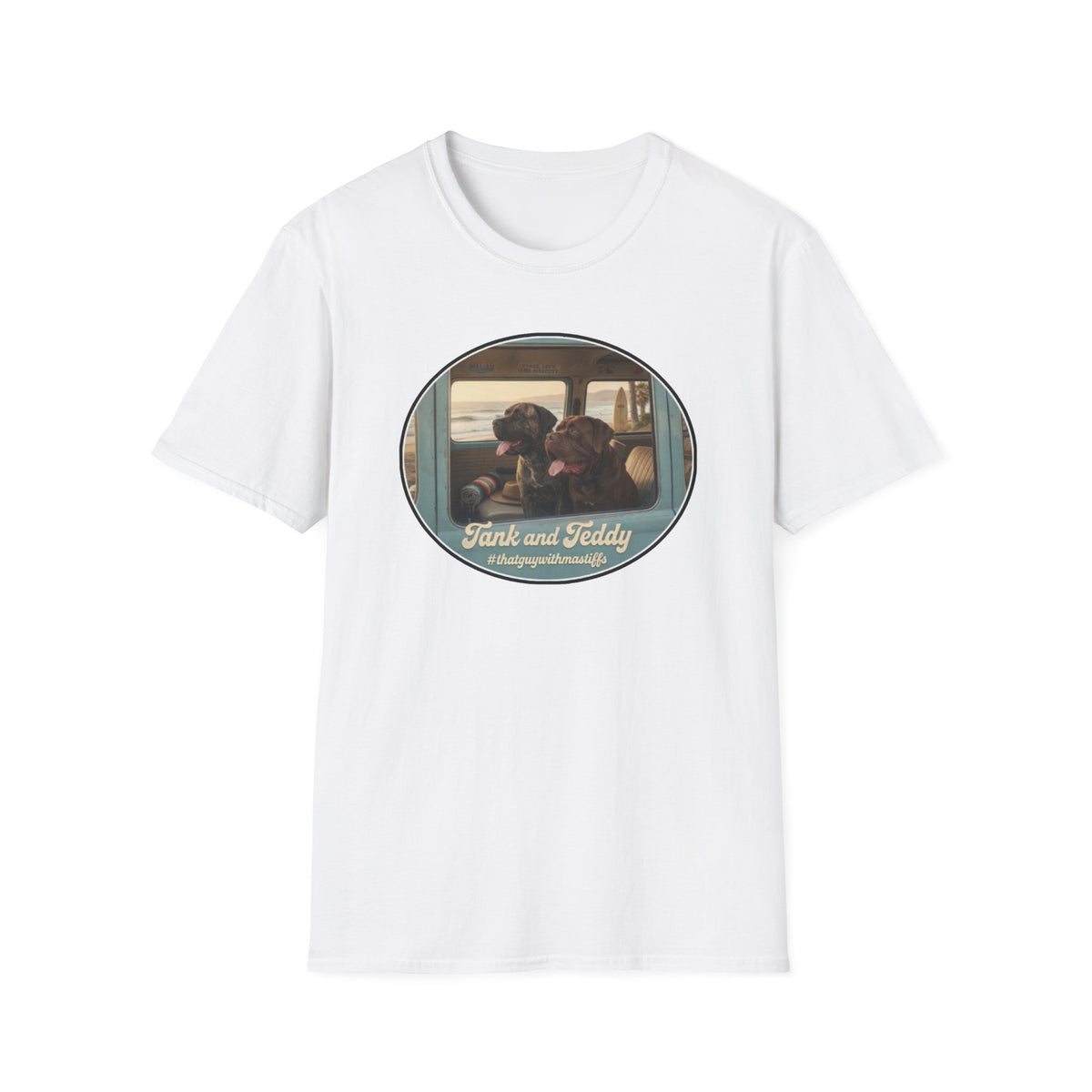 Tank & Teddy Road Trip Era Unisex Tee – Official That Guy With Mastiffs Merch