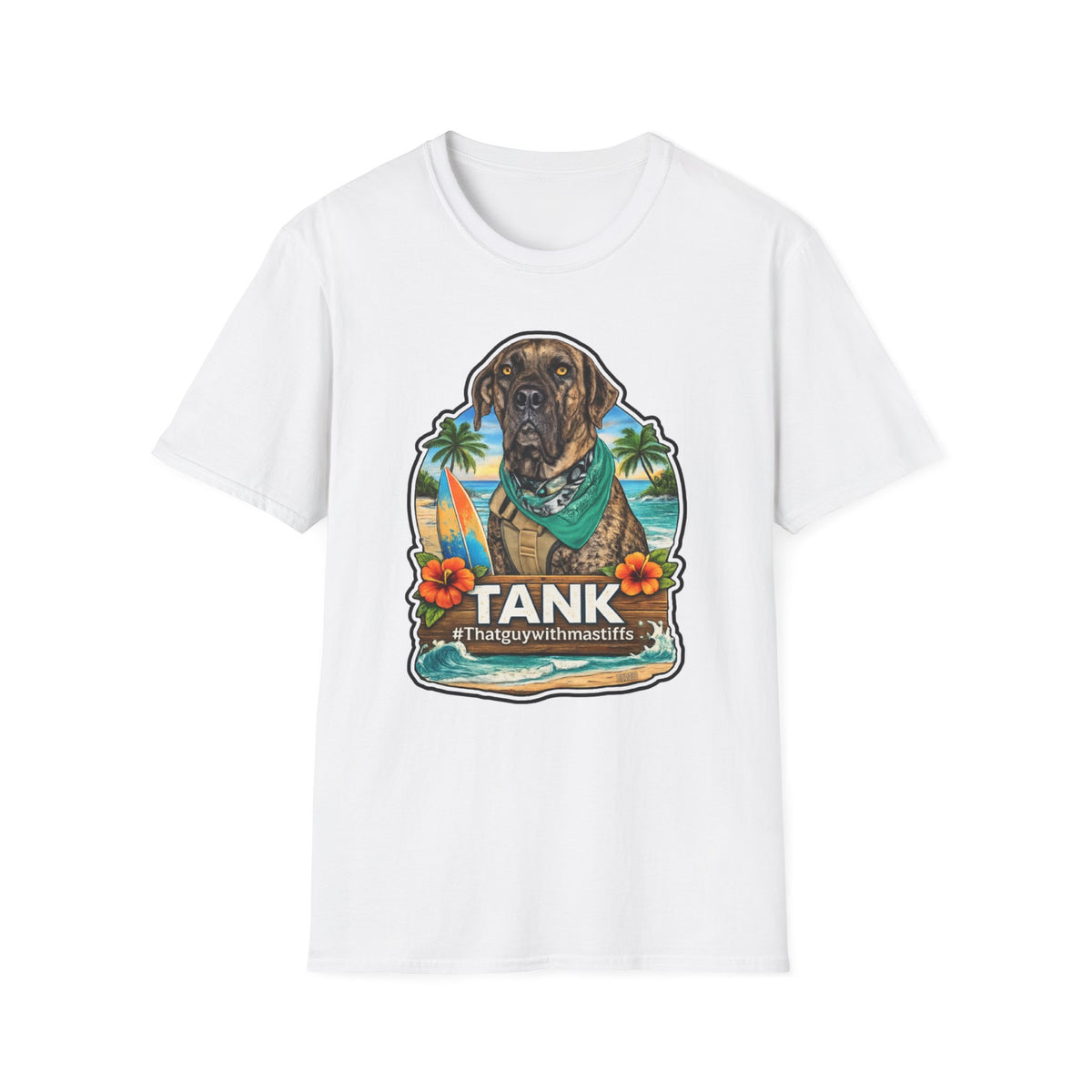 Tank Beach Boss Era Tee – Official That Guy With Mastiffs Merch