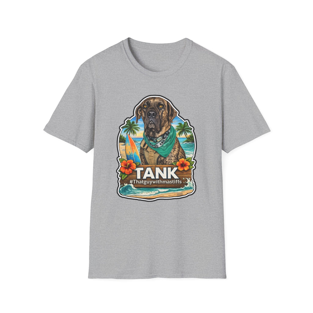 Tank Beach Boss Era Tee – Official That Guy With Mastiffs Merch