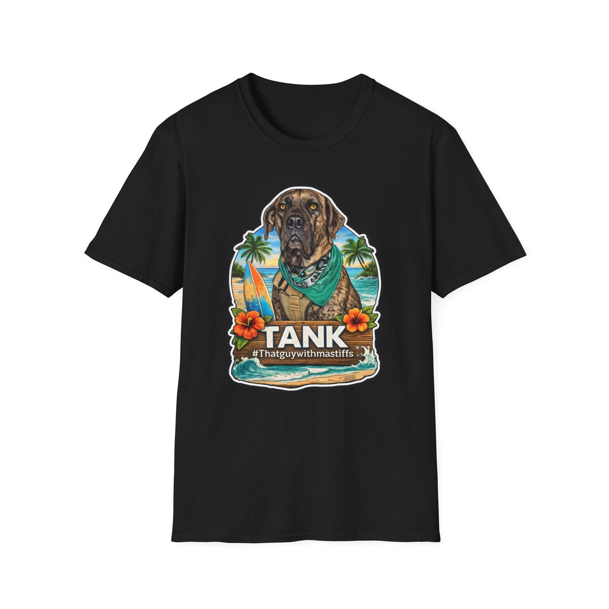 Tank Beach Boss Era Tee – Official That Guy With Mastiffs Merch