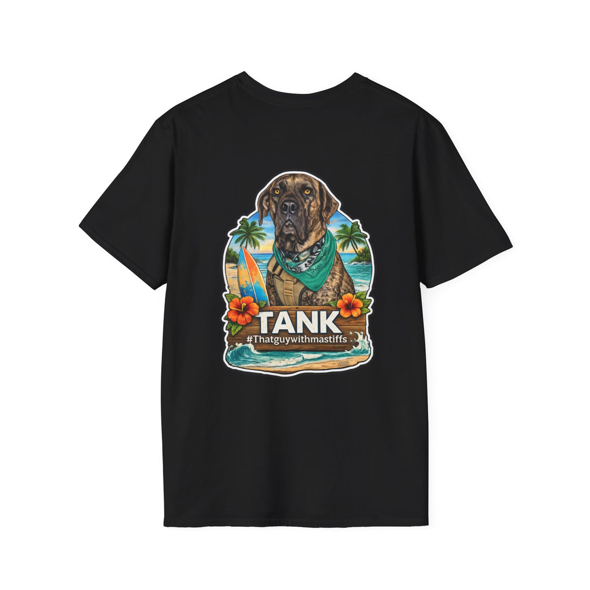 Tank Surfboard Swagger Unisex Tee – Official That Guy With Mastiffs Merch