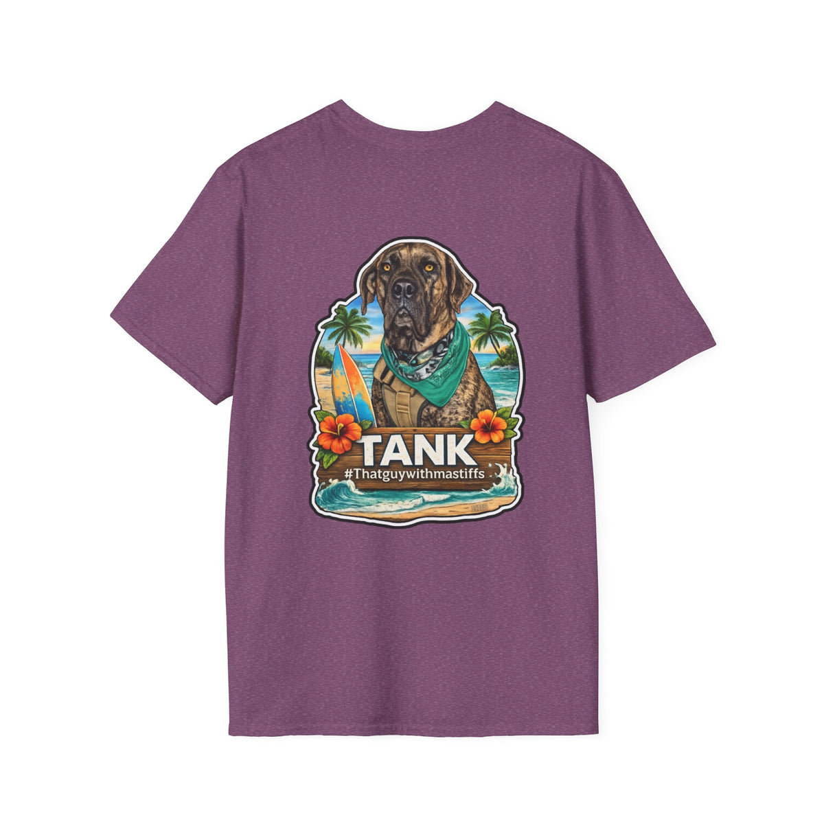 Tank Surfboard Swagger Unisex Tee – Official That Guy With Mastiffs Merch