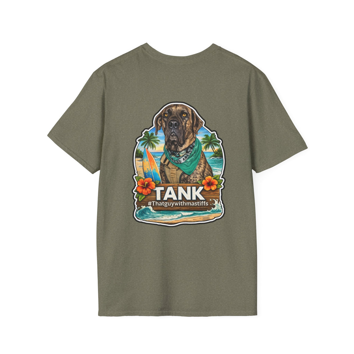 Tank Surfboard Swagger Unisex Tee – Official That Guy With Mastiffs Merch