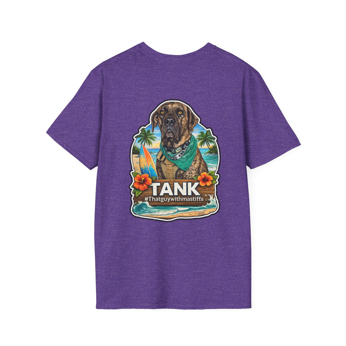 Tank Surfboard Swagger Unisex Tee – Official That Guy With Mastiffs Merch