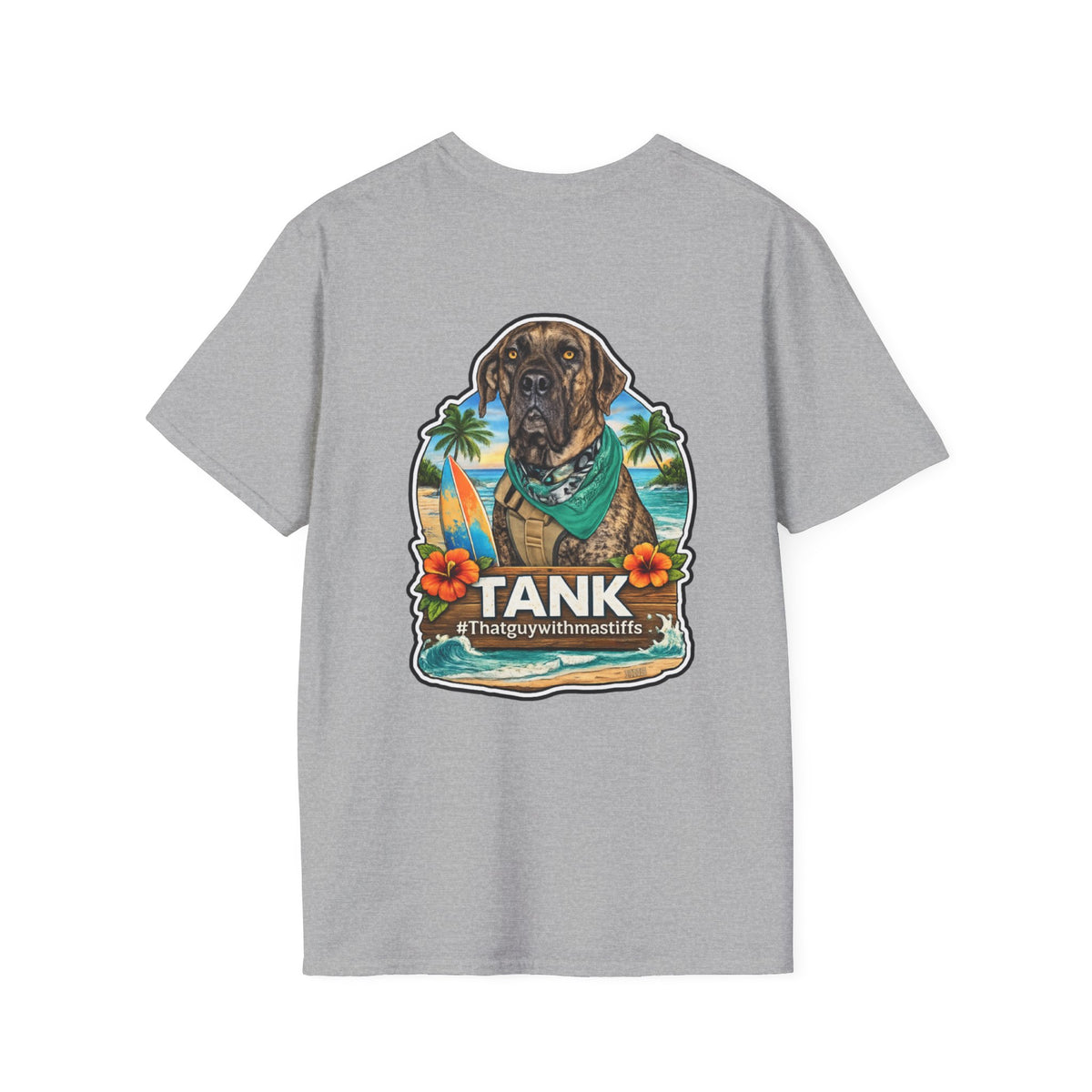 Tank Surfboard Swagger Unisex Tee – Official That Guy With Mastiffs Merch