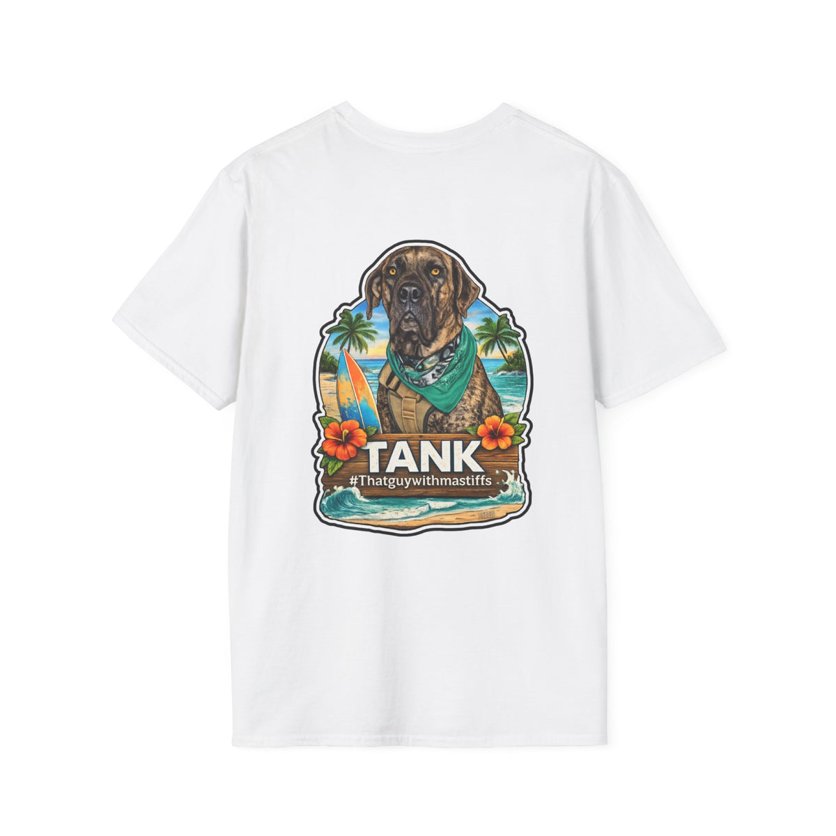 Tank Surfboard Swagger Unisex Tee – Official That Guy With Mastiffs Merch