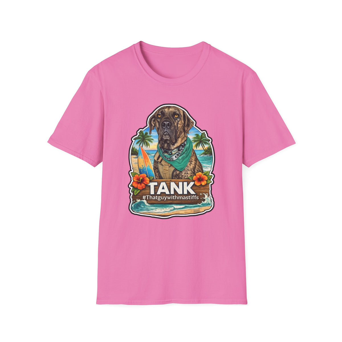 Tank Surfboard Swagger Unisex Tee – Official That Guy With Mastiffs Merch