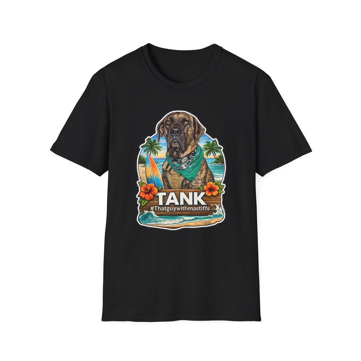 Tank Surfboard Swagger Unisex Tee – Official That Guy With Mastiffs Merch