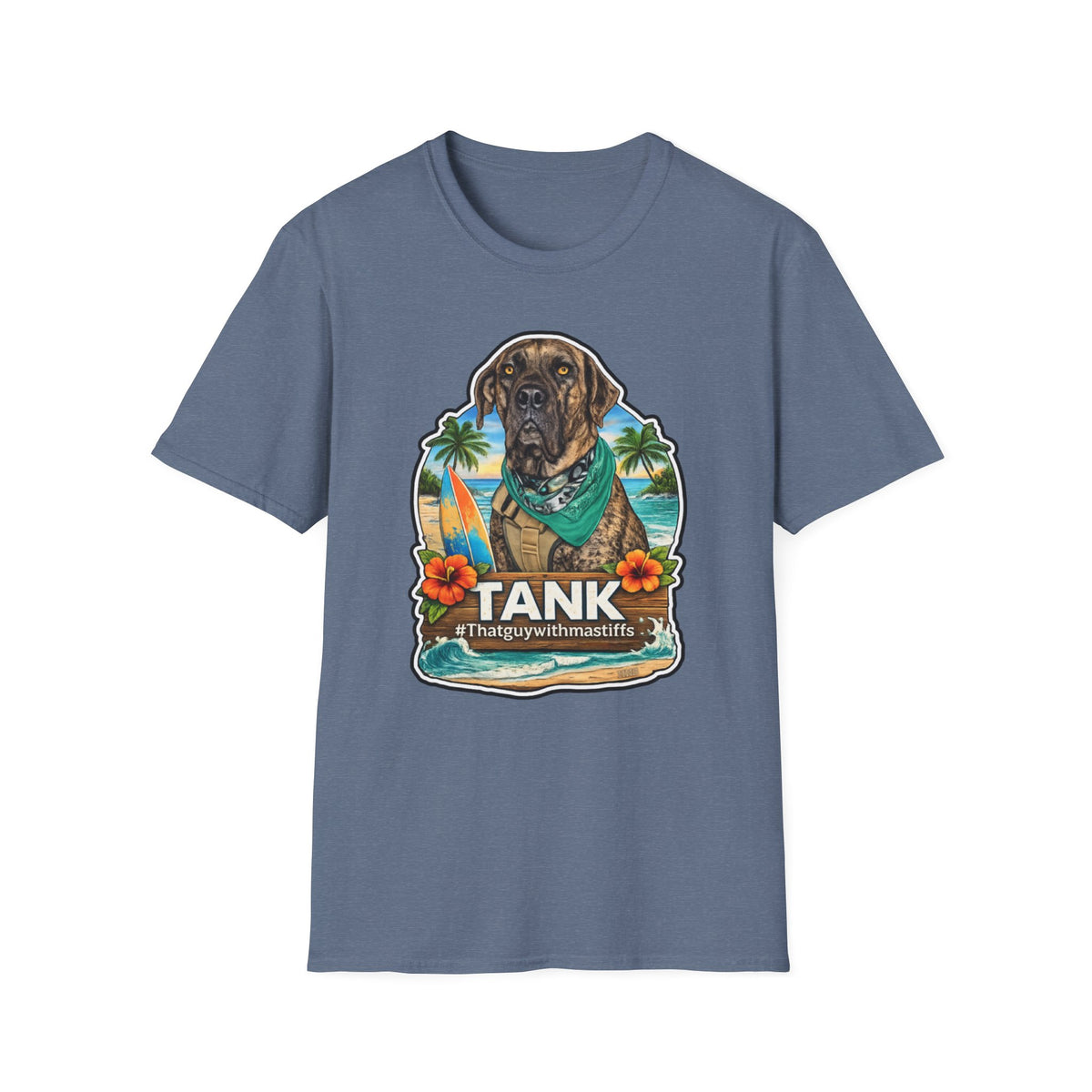 Tank Surfboard Swagger Unisex Tee – Official That Guy With Mastiffs Merch