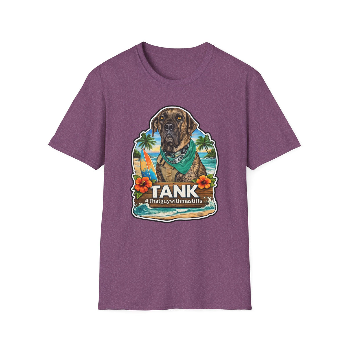 Tank Surfboard Swagger Unisex Tee – Official That Guy With Mastiffs Merch