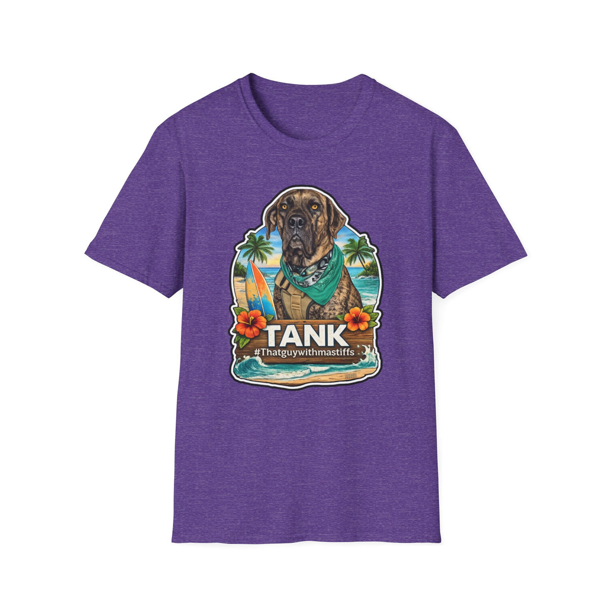 Tank Surfboard Swagger Unisex Tee – Official That Guy With Mastiffs Merch