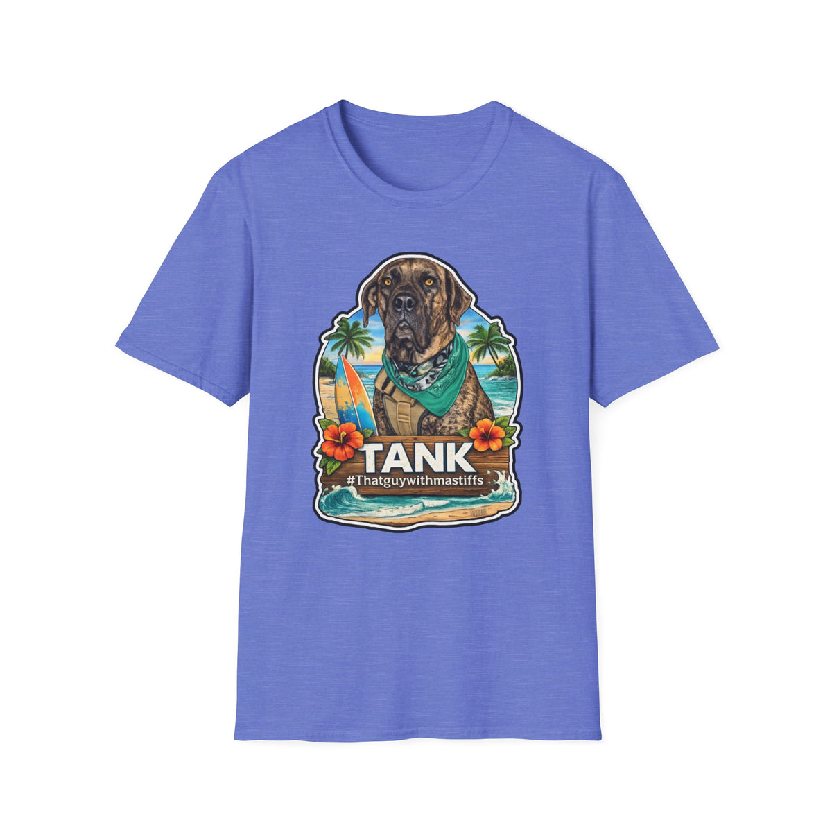 Tank Surfboard Swagger Unisex Tee – Official That Guy With Mastiffs Merch
