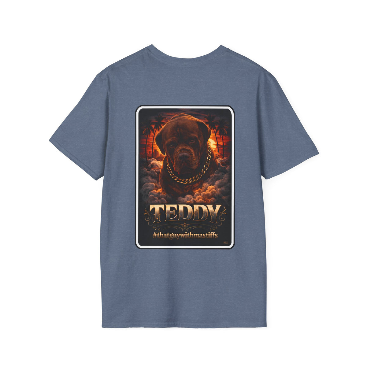 Teddy Boss Mode Sunset Tee – Official That Guy With Mastiffs Merch