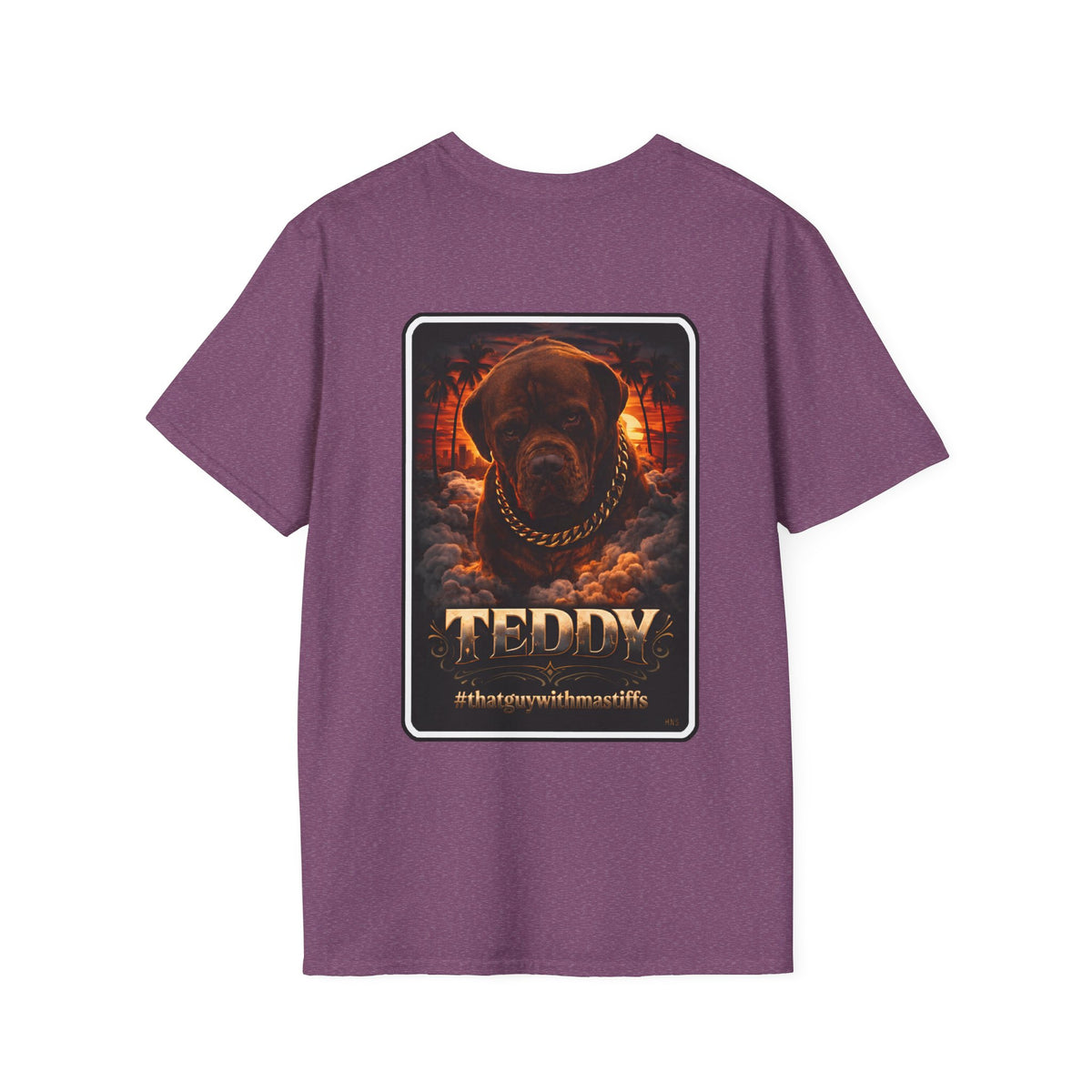 Teddy Boss Mode Sunset Tee – Official That Guy With Mastiffs Merch