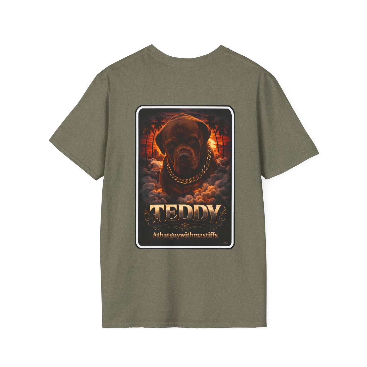 Teddy Boss Mode Sunset Tee – Official That Guy With Mastiffs Merch