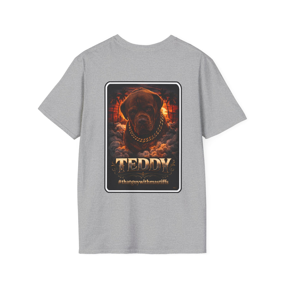 Teddy Boss Mode Sunset Tee – Official That Guy With Mastiffs Merch