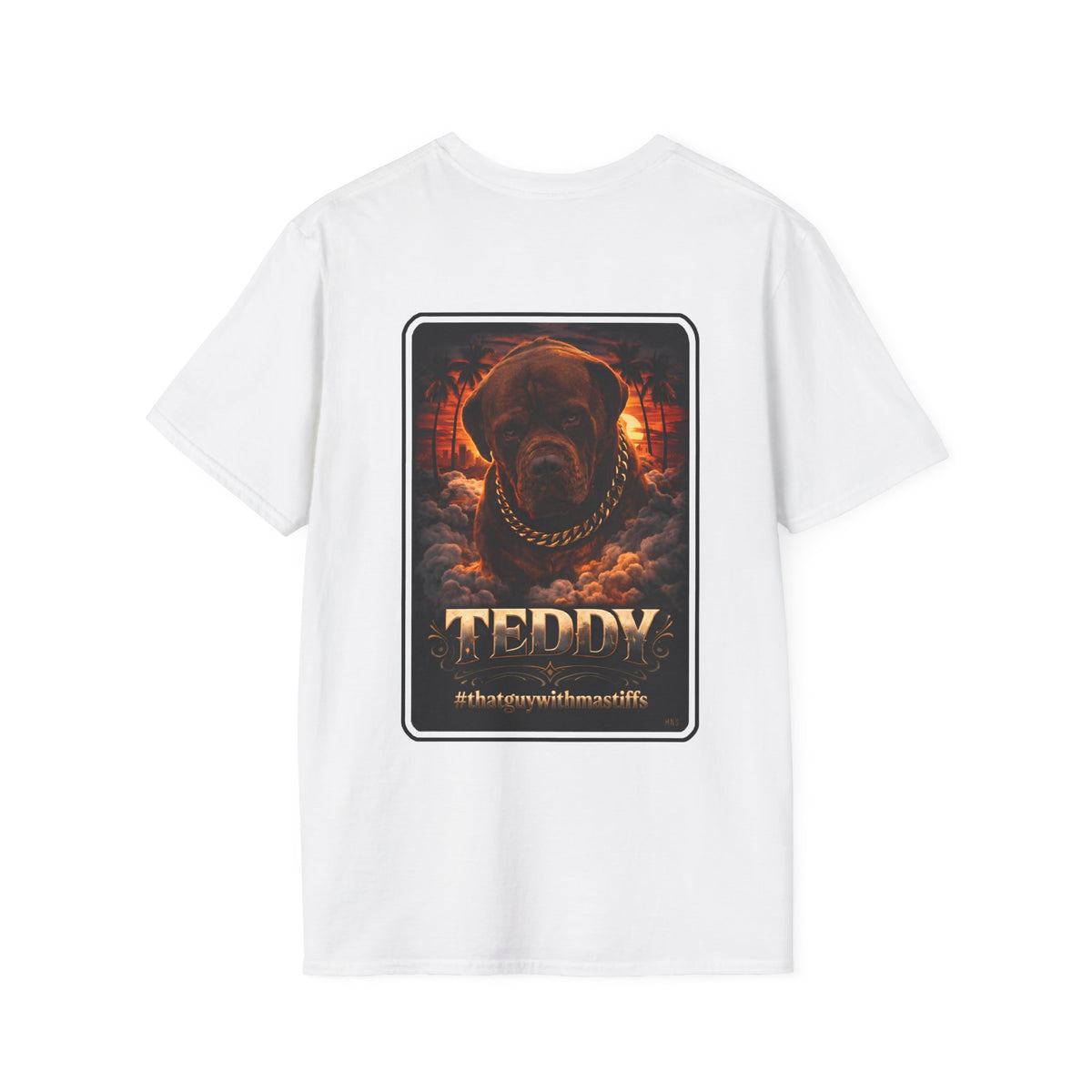 Teddy Boss Mode Sunset Tee – Official That Guy With Mastiffs Merch