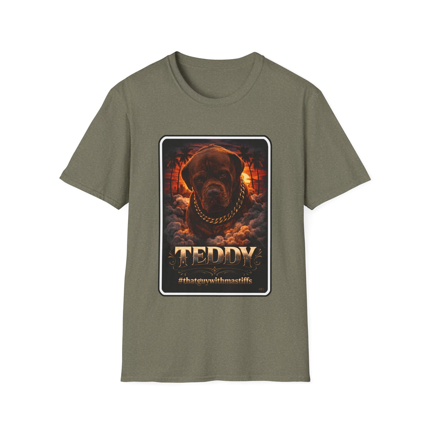 Teddy Boss Mode Sunset Tee – Official That Guy With Mastiffs Merch