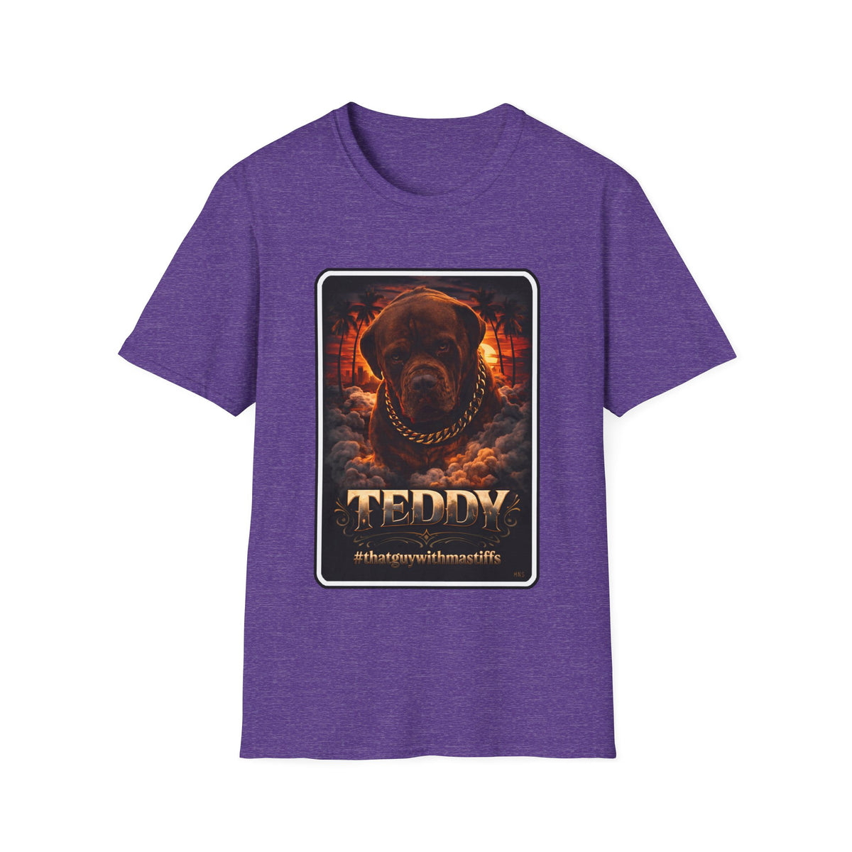 Teddy Boss Mode Sunset Tee – Official That Guy With Mastiffs Merch
