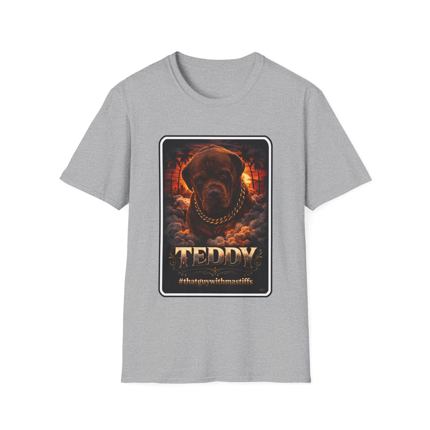 Teddy Boss Mode Sunset Tee – Official That Guy With Mastiffs Merch