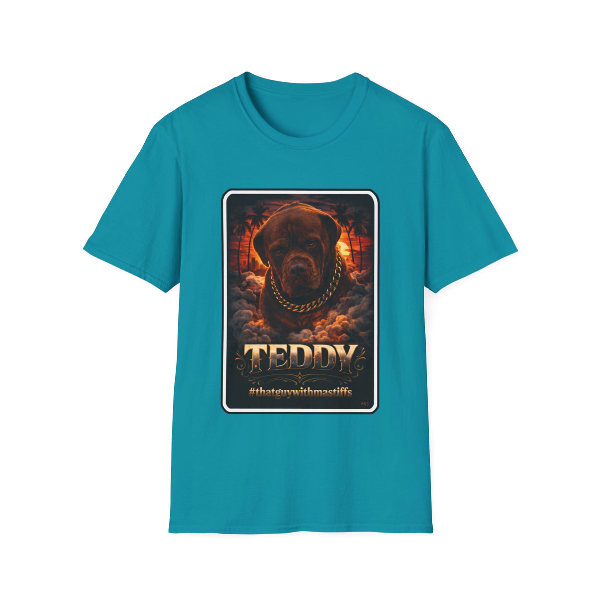 Teddy Boss Mode Sunset Tee – Official That Guy With Mastiffs Merch