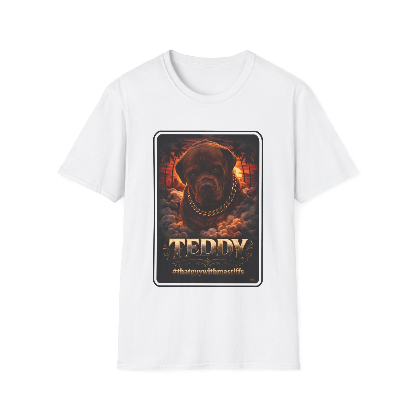 Teddy Boss Mode Sunset Tee – Official That Guy With Mastiffs Merch