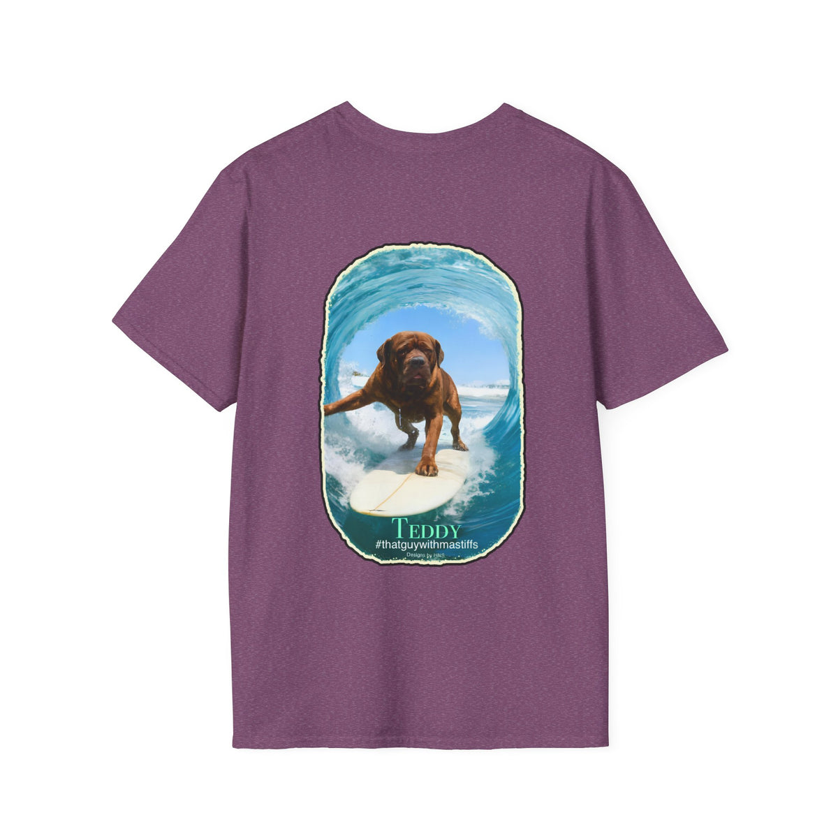 Teddy Surfs Up Era Tee – Official That Guy With Mastiffs Merch