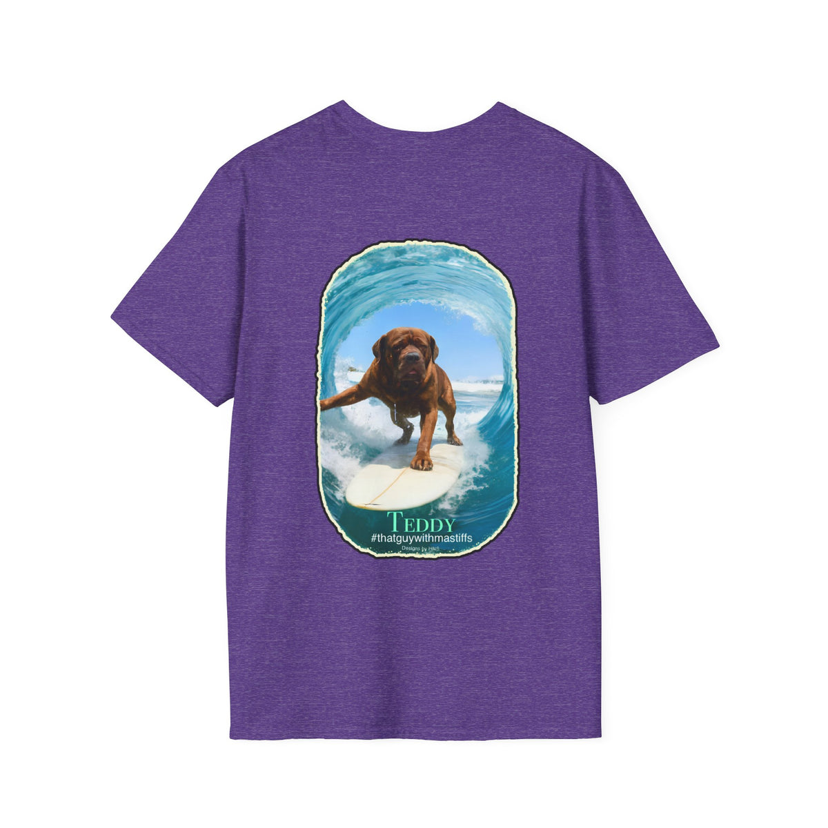 Teddy Surfs Up Era Tee – Official That Guy With Mastiffs Merch
