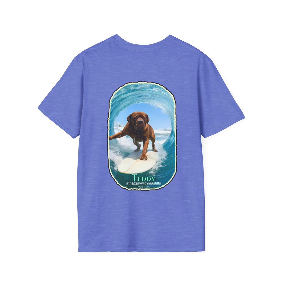 Teddy Surfs Up Era Tee – Official That Guy With Mastiffs Merch