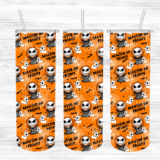 Master of Fright Halloween J & Z Crystal Ball 20 oz Skinny Tumbler